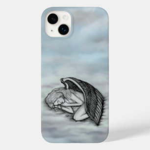Coque Pour iPhone 14 Plus Un ange endormi sur les nuages du ciel