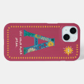 Coques Case-Mate iPhone Un appareil téléphonique Monogramme - Laissez votr (Verso (horizontal))