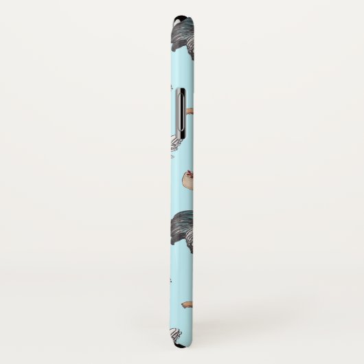 Coques Case-Mate iPhone Un appareil téléphonique pour les poulets heureux (Dos/Droite)