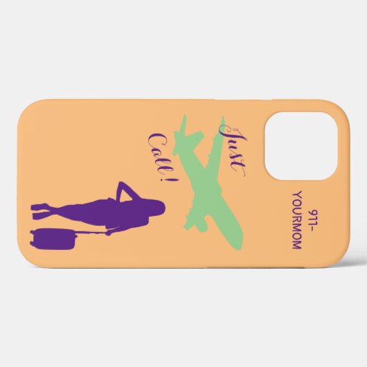 Coques Case-Mate iPhone Un appel (Verso (horizontal))