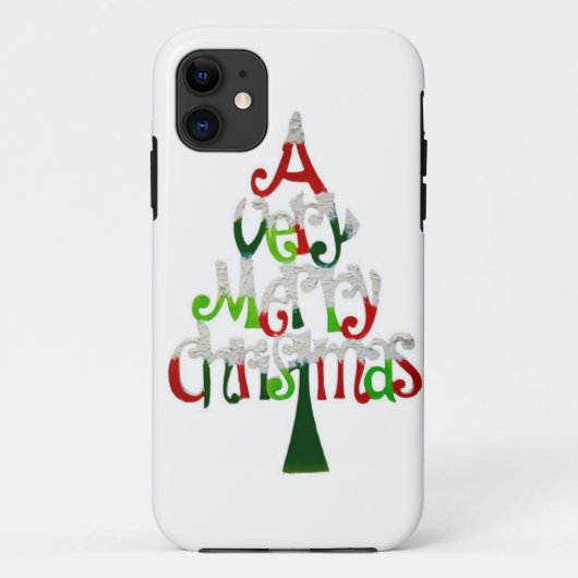 Coques Case-Mate iPhone Un arbre de Noël très joyeux (Dos)