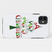 Coques Case-Mate iPhone Un arbre de Noël très joyeux (Dos (Horizontal))