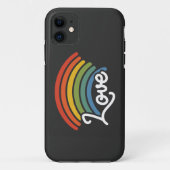 Coques Case-Mate iPhone Un arc-en-ciel d'amour (Dos)