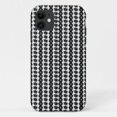 Coques Case-Mate iPhone un arrière - plan noir et blanc avec beaucoup de p (Dos)