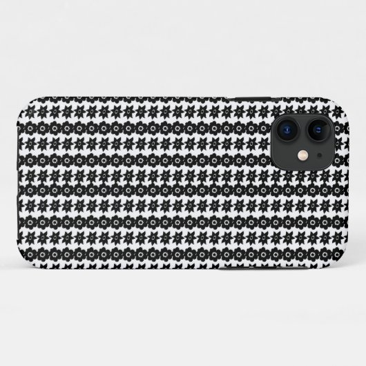Coques Case-Mate iPhone un arrière - plan noir et blanc avec beaucoup de p (Dos (Horizontal))