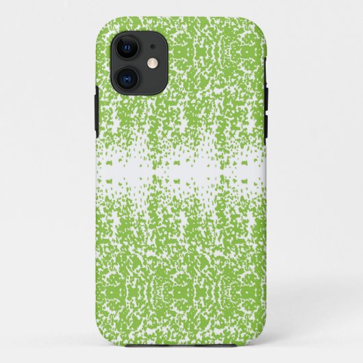 Coques Case-Mate iPhone un arrière - plan vert et blanc avec des petits po (Dos)