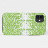 Coques Case-Mate iPhone un arrière - plan vert et blanc avec des petits po (Dos (Horizontal))