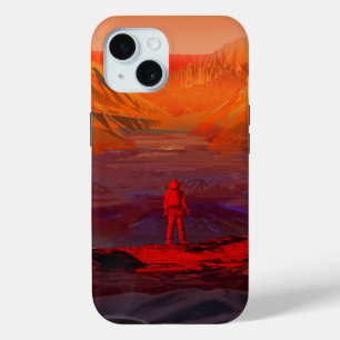 Coque Pour iPhone 15 Un Astronaute Sur Mars