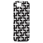 Coques Case-Mate iPhone Un b&w modèle fait avec "plus" le signe (Dos/Droit)