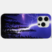Coques Case-Mate iPhone un bel orage au-dessus de la forêt (Verso (horizontal))