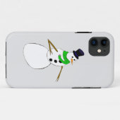 Coques Case-Mate iPhone un bonhomme de neige (Dos (Horizontal))