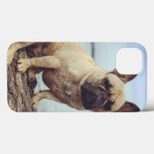 Coques Case-Mate iPhone Un Bulldog français (Verso (horizontal))