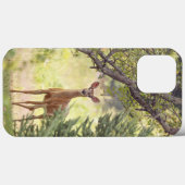 Coques Case-Mate iPhone Un cerf solitaire (Verso (horizontal))