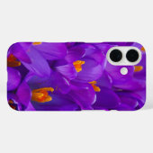 Coques Case-Mate iPhone Un champ de crocus violets (Verso (horizontal))