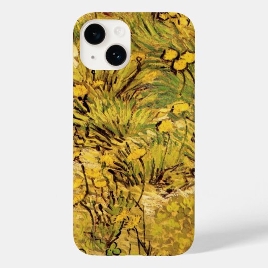 Coques Case-Mate iPhone Un champ de fleurs jaunes par Vincent van Gogh (Verso)