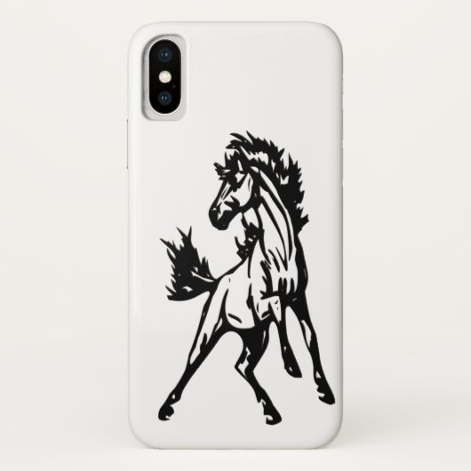 Coques Case-Mate iPhone Un cheval sautant fringant dans la nature (Dos)