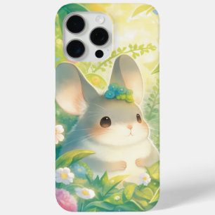 Coque iPhone 15 Pro Max Un Chinchilla dans l'étreinte de la nature