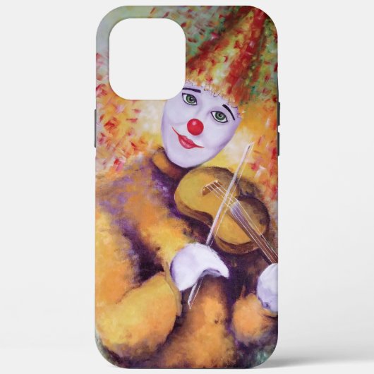 Coques Case-Mate iPhone Un clown doux jouant du violon (Verso)
