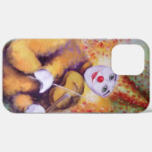 Coques Case-Mate iPhone Un clown doux jouant du violon (Verso (horizontal))