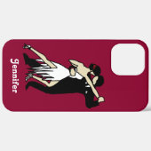 Coques Case-Mate iPhone Un couple rétro dansant le tango (Retour (horizontal))
