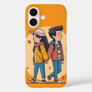 Coques iPhone 16 Un couple se tenant la main en marchant ensemble à