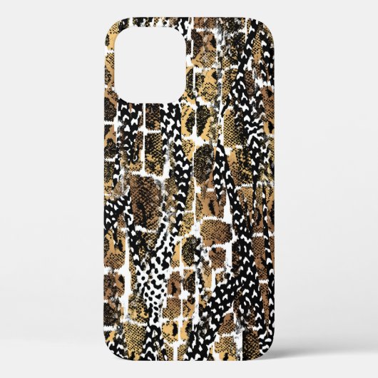 Coques Case-Mate iPhone Un design abstrait qui transforme une peau animale (Verso)