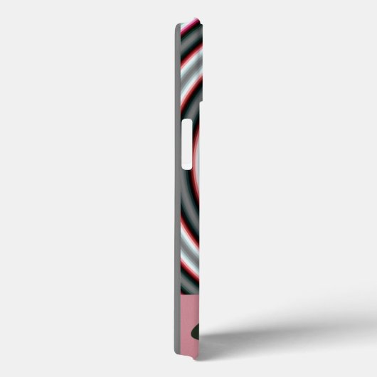 Coques Case-Mate iPhone Un design heureux rose (Verso / Droite)