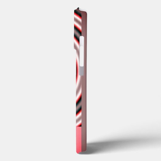 Coques Case-Mate iPhone Un design heureux rose (Verso / Gauche)