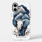 Coques Case-Mate iPhone Un Éléphant Marche Sous Les Arbres (Verso)