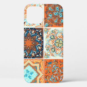 Case-Mate iPhone Case Un ensemble d'ornements, carreaux de céramique. Mo