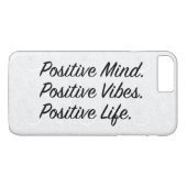 Coques Case-Mate iPhone Un esprit positif. Vibes Positives. Vie Positive. (Dos (Horizontal))