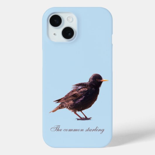 Coques Case-Mate iPhone Un étourneau  (Verso)