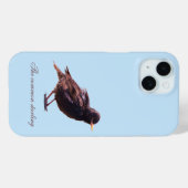Coques Case-Mate iPhone Un étourneau  (Verso (horizontal))