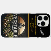 Coques Case-Mate iPhone Un fermier végétal dédié qui tente les cultures à (Verso (horizontal))