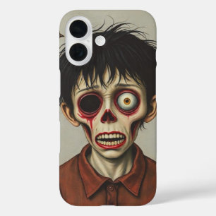 Coques iPhone 16 Un garçon aux yeux triste