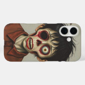 Coques Case-Mate iPhone Un garçon aux yeux triste (Verso (horizontal))