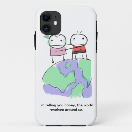 Coques Case-Mate iPhone Un griffonnage terre-affectueux mignon par (Dos)