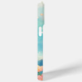 Coques Case-Mate iPhone Un Hippopotame en Fleurs (Verso / Droite)