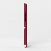 Coques Case-Mate iPhone Un Homme Illustré Monte Retro Red Motorcycle (Dos/Gauche)