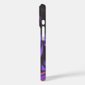 Coques Case-Mate iPhone Un homme mauve qui crie (Verso / Gauche)