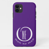 Coques Case-Mate iPhone Un homme, un homme, un encouragement, cite violet (Dos)