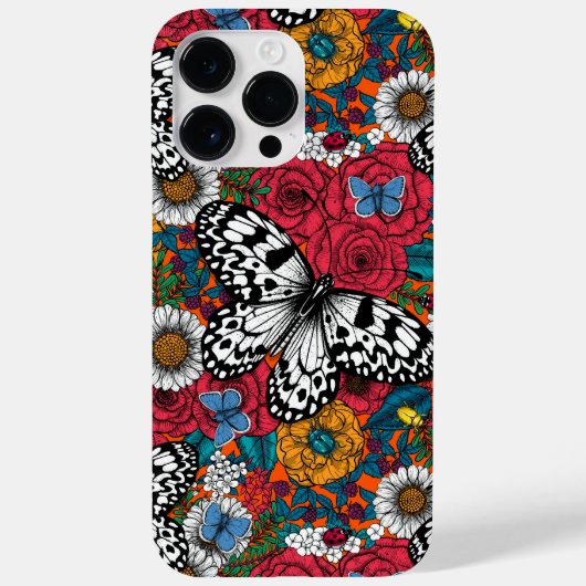 Coques Case-Mate iPhone Un jardin coloré (Verso)