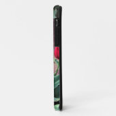 Coques Case-Mate iPhone Un Jaune aux tulipes rouges (Dos/Gauche)