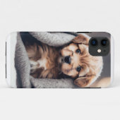 Coques Case-Mate iPhone Un Joli Chiot En Hiver Froid (Dos (Horizontal))