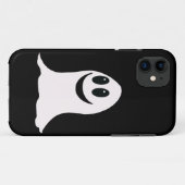 Coques Case-Mate iPhone Un joli fantôme de dessin d'Halloween (Dos (Horizontal))