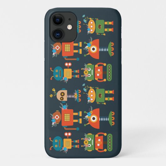 Coques Case-Mate iPhone Un joli robot design pour enfants (Dos)