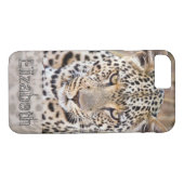 Coques Case-Mate iPhone Un léopard africain personnalisé (Dos (Horizontal))