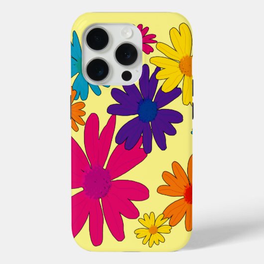 Coques Case-Mate iPhone Un lit fleuri de fleurs marguerites (Verso)