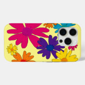 Coques Case-Mate iPhone Un lit fleuri de fleurs marguerites (Verso (horizontal))