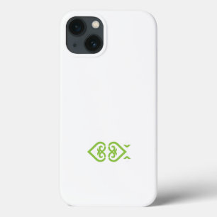 Case-Mate iPhone Case un logo vert et blanc au design stylisé